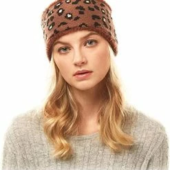 Best Pirce 🧨 By You 👩 Women Winter Soft Sherpa Fleece Twisted Knot Headwrap Headband Ear Warmer Velvet Fleece - Brown ❤️ -Men Skullies & Beanies Sales 51Vf2WGO7OL. AC