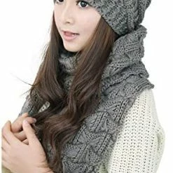 Cheapest βοΈ HANERDUN π© Women π§ Girls Fashion Winter Warm Knitted Hat Beanie Hat Scarf Set Dark Gray π 24 Cheapest βοΈ HANERDUN π© Women π§ Girls Fashion Winter Warm Knitted Hat Beanie Hat Scarf Set Dark Gray π -Men Skullies & Beanies Sales 51Vpdjp8MRL. AC