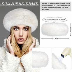 Best Pirce 🎁 SATINIOR 3 Pieces Faux Fur Headband Set Ear Warmer Headwrap Furry Wrist Cuff Leg Warmers Boot Cuff Winter Accessories For 👩 Women 👧 Girls (White)SATINIOR 3 Pieces Faux Fur Headband Set Ear Warmer Headwrap Furry Wrist Cuff Leg Warmers Boot Cuff Winter Accessories For 👩 Women 👧 Girls (White) SATINIOR 3 Pieces Faux Fur Headband Set Ear Warmer Headwrap Furry Wrist Cuff Leg Warmers Boot Cuff Winter Accessories For 👩 Women 👧 Girls (White) 🥰 -Men Skullies & Beanies Sales 51W2yz6RfBL