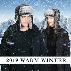 New ⭐ Jeff & Aimy Stylish Plaid Winter Wool Trapper Faux Fur Earflap Hunting Hat Ushanka Russian Cold Weather Thick Lined 55-61CM 89079#brown_46%wool 🤩 -Men Skullies & Beanies Sales 51WJFoXGi9L