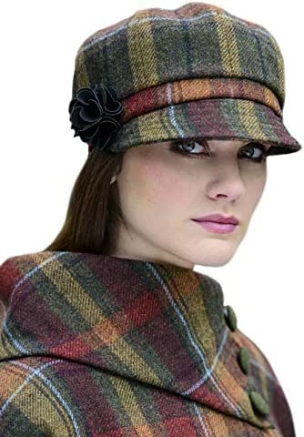 Top 10 ✨ Mucros Weavers Newsboy Hat For 👩 Women Irish Cap Made In Ireland Pink Tartan 🥰 14 Top 10 ✨ Mucros Weavers Newsboy Hat For 👩 Women Irish Cap Made In Ireland Pink Tartan 🥰 - Image 12
