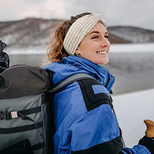 Outlet π Chalier 4 Pcs Warm Winter Headbands For π© Women Cable Crochet Turban Ear Warmer Headband Gifts A-black β¨ 5 Outlet π Chalier 4 Pcs Warm Winter Headbands For π© Women Cable Crochet Turban Ear Warmer Headband Gifts A-black β¨ - Image 3