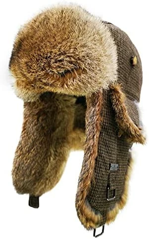 Cheap βοΈ Fur Winter Trapper Hat,100% Rabbit Fur Aviator Ski Trapper Trooper Pilot Hat,Snow Eskimo Hat With Ear Flaps For Men & π© Women Blue Gray π 12 Cheap βοΈ Fur Winter Trapper Hat,100% Rabbit Fur Aviator Ski Trapper Trooper Pilot Hat,Snow Eskimo Hat With Ear Flaps For Men & π© Women Blue Gray π - Image 10