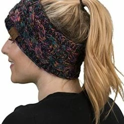 Wholesale 🎉 Funky Junque Cable Knit Fuzzy Lined Head Wrap Headband Ear Warmer A Confetti Oatmeal Design ⭐ -Men Skullies & Beanies Sales 51ZJlTtGbhL. AC
