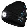 Discount ✔️ Bosttor Bluetooth Beanie Hat With Light, Headlamp Cap With Headphones And Built-in Speaker Mic, Gifts For Men 👩 Women Teen Black ❤️ -Men Skullies & Beanies Sales 51ZjqWsc3UL