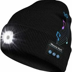 Discount ✔️ Bosttor Bluetooth Beanie Hat With Light, Headlamp Cap With Headphones And Built-in Speaker Mic, Gifts For Men 👩 Women Teen Black ❤️ -Men Skullies & Beanies Sales 51ZjqWsc3UL. AC