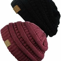 Outlet โ๏ธ C.C Trendy Warm Chunky Soft Stretch Cable Knit Beanie Skully, 2 Pack Sea Green/melange Gray ๐ 21 Outlet โ๏ธ C.C Trendy Warm Chunky Soft Stretch Cable Knit Beanie Skully, 2 Pack Sea Green/melange Gray ๐ -Men Skullies & Beanies Sales 51aA2JGiciL. AC
