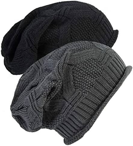 Best reviews of ๐ Senker Fashion 2 Pack ๐ฉ Womens Slouchy Beanie Winter Knit Soft Hat For ๐ฉ Women And Men F-beige&black ๐คฉ 10 Best reviews of ๐ Senker Fashion 2 Pack ๐ฉ Womens Slouchy Beanie Winter Knit Soft Hat For ๐ฉ Women And Men F-beige&black ๐คฉ - Image 8