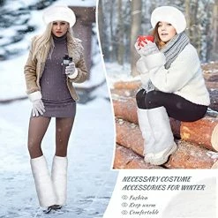 Best Pirce 🎁 SATINIOR 3 Pieces Faux Fur Headband Set Ear Warmer Headwrap Furry Wrist Cuff Leg Warmers Boot Cuff Winter Accessories For 👩 Women 👧 Girls (White)SATINIOR 3 Pieces Faux Fur Headband Set Ear Warmer Headwrap Furry Wrist Cuff Leg Warmers Boot Cuff Winter Accessories For 👩 Women 👧 Girls (White) SATINIOR 3 Pieces Faux Fur Headband Set Ear Warmer Headwrap Furry Wrist Cuff Leg Warmers Boot Cuff Winter Accessories For 👩 Women 👧 Girls (White) 🥰 -Men Skullies & Beanies Sales 51bQFWpkbRL