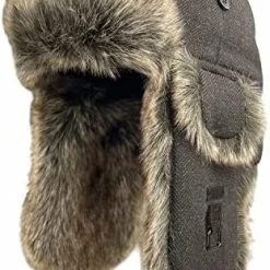 Buy 🔔 Kurhatic Winter Trapper Hat,Warm Faux Fur Aviator Hat,Russian Trooper Hunting Ski Hat With Ear Flaps for Men & 👩 Women Blue Grey 🔔 17 Buy 🔔 Kurhatic Winter Trapper Hat,Warm Faux Fur Aviator Hat,Russian Trooper Hunting Ski Hat With Ear Flaps for Men & 👩 Women Blue Grey 🔔 -Men Skullies & Beanies Sales 51c7y iAfbL. AC