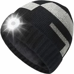 Coupon π Mens Gifts Beanie Hat With Light: Stocking Stuffers π© Women Men Rechargeable Cap LED Flashlight Winter Hats Gift Ideas For Dad Black And White π₯° 18 Coupon π Mens Gifts Beanie Hat With Light: Stocking Stuffers π© Women Men Rechargeable Cap LED Flashlight Winter Hats Gift Ideas For Dad Black And White π₯° -Men Skullies & Beanies Sales 51cJsJWwGUL. AC