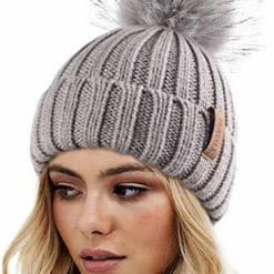 Best deal π FURTALK π© Womens Winter Knitted Beanie Hat With Faux Fur Pom Warm Knit Skull Cap Beanie For π© Womenβ¦ 01-black π₯° 21 Best deal π FURTALK π© Womens Winter Knitted Beanie Hat With Faux Fur Pom Warm Knit Skull Cap Beanie For π© Womenβ¦ 01-black π₯° -Men Skullies & Beanies Sales 51ccgsAOZ2L. AC