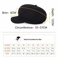 Outlet π€© TOPHOPE 8 Panels Newsboy Caps For π© Women Cotton Wool Blended Cabbie Hat Gatsby Ivy Beret With Visor Grass π 17 Outlet π€© TOPHOPE 8 Panels Newsboy Caps For π© Women Cotton Wool Blended Cabbie Hat Gatsby Ivy Beret With Visor Grass π -Men Skullies & Beanies Sales 51dJm83CDuL