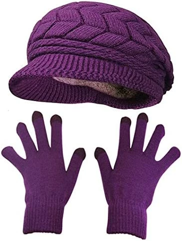 Best deal 🤩 HINDAWI Winter Hats Gloves For 👩 Women Knit Warm Snow Ski Outdoor Caps Touch Screen Mittens Hat And Gloves (grey) 😍 8 Best deal 🤩 HINDAWI Winter Hats Gloves For 👩 Women Knit Warm Snow Ski Outdoor Caps Touch Screen Mittens Hat And Gloves (grey) 😍 - Image 6