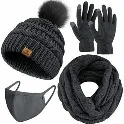 New ๐ URATOT Winter Warm Knitted Sets Knitted Beanie Hat Scarf Face Cover Touchscreen Gloves Set For Men ๐ฉ Women Navy ๐ 25 New ๐ URATOT Winter Warm Knitted Sets Knitted Beanie Hat Scarf Face Cover Touchscreen Gloves Set For Men ๐ฉ Women Navy ๐ -Men Skullies & Beanies Sales 51dxcDqYibL. AC