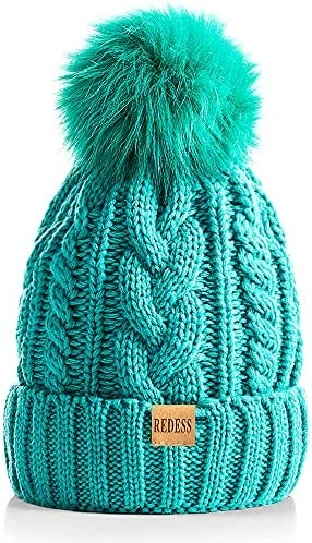 Coupon π₯° REDESS π© Women Winter Pompom Beanie Hat With Warm Fleece Lined, Thick Slouchy Snow Knit Skull Ski Cap β 16 Coupon π₯° REDESS π© Women Winter Pompom Beanie Hat With Warm Fleece Lined, Thick Slouchy Snow Knit Skull Ski Cap β - Image 14