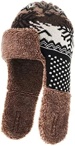 Cheap ⌛ Team Snowflake Winter Trapper Hat For 👩 Women - Fun Ushanka Hat With Ear Flaps Brown - Brown ✨ 5 Cheap ⌛ Team Snowflake Winter Trapper Hat For 👩 Women - Fun Ushanka Hat With Ear Flaps Brown - Brown ✨ - Image 3