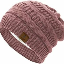 New 🎁 Durio 👩 Womens Knit Beanie Winter Thick Solid Fleece Lined Beanie Hats For 👩 Women Men Unisex Warm Skiing Beanies H Black & Deep Grey & Black Grey Mixed ✨ -Men Skullies & Beanies Sales 51lVLhziVOL. AC