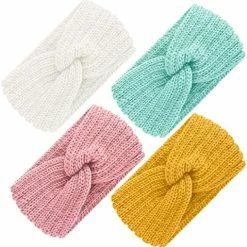 Best Pirce 🧨 TecUnite 4 Pieces Chunky Knit Headbands Braided Winter Headbands Ear Warmers Crochet Head Wraps For 👩 Women 👧 Girls Fresh Colors ✨ -Men Skullies & Beanies Sales 51lwa9zbzYL. AC