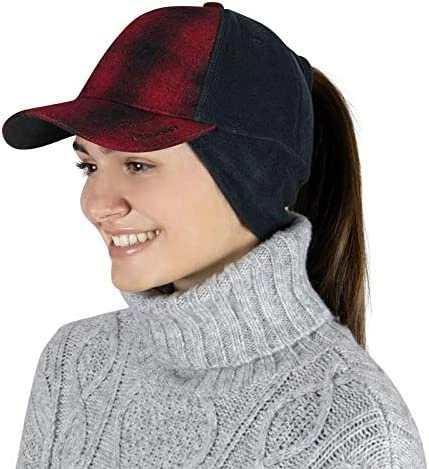 Best reviews of π TrailHeads π© Women's Winter Ponytail Hat | Trucker Hat With Drop Down Ear Warmers Blue Plaid β 6 Best reviews of π TrailHeads π© Women's Winter Ponytail Hat | Trucker Hat With Drop Down Ear Warmers Blue Plaid β - Image 4