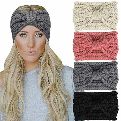 Outlet π Chalier 4 Pcs Warm Winter Headbands For π© Women Cable Crochet Turban Ear Warmer Headband Gifts A-black β¨ 12 Outlet π Chalier 4 Pcs Warm Winter Headbands For π© Women Cable Crochet Turban Ear Warmer Headband Gifts A-black β¨ - Image 10