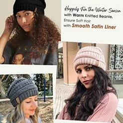 Best Pirce ๐ FURTALK Winter Beanie Hat For ๐ฉ Women Satin Lined Cable Knit Chunky Slouchy Beanies Skull Warm Cap Wine Red-satin Lining โ๏ธ 19 Best Pirce ๐ FURTALK Winter Beanie Hat For ๐ฉ Women Satin Lined Cable Knit Chunky Slouchy Beanies Skull Warm Cap Wine Red-satin Lining โ๏ธ -Men Skullies & Beanies Sales 51n8GjGgLrL