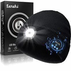 Coupon ๐ Lenski Stocking Stuffers For ๐ฉ Women, Bluetooth Beanie Hat Gifts For Men, Mens Gifts For ๐ Christmas, ๐ฅณ Birthday Gifts For Men Who Have Everything, Cool Gadgets For Him, Gifts For Dad, Husband, Mom Black ๐