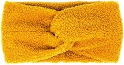 Promo 😍 Me Plus 👩 Women's Winter Knitted Headband Ear Warmer Head Wrap (Flower/Twisted/Checkered) Twisted-mustard 🥰 -Men Skullies & Beanies Sales 51nRWcs2soL. AC