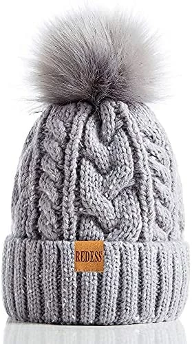 Coupon π₯° REDESS π© Women Winter Pompom Beanie Hat With Warm Fleece Lined, Thick Slouchy Snow Knit Skull Ski Cap β 15 Coupon π₯° REDESS π© Women Winter Pompom Beanie Hat With Warm Fleece Lined, Thick Slouchy Snow Knit Skull Ski Cap β - Image 13
