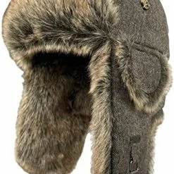 Best reviews of ⌛ Fur Winter Trapper Hat,Wool Faux Fur Aviator Ski Trapper Trooper Pilot Hat,Snow Eskimo Hat With Ear Flaps For Men & 👩 Women Brown ✔️ -Men Skullies & Beanies Sales 51o9ccOyxBL. AC