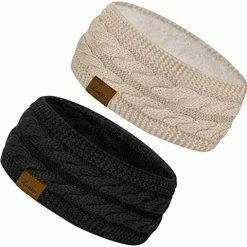 Budget ๐ Loritta 2 Pack Headbands For ๐ฉ Women Winter Warm Cable Knit Ear Warmer Thick Head Wrap Fuzzy Fleece Lined Gifts X Cross Confetti- 2 Pack(beige+black) ๐ 20 Budget ๐ Loritta 2 Pack Headbands For ๐ฉ Women Winter Warm Cable Knit Ear Warmer Thick Head Wrap Fuzzy Fleece Lined Gifts X Cross Confetti- 2 Pack(beige+black) ๐ -Men Skullies & Beanies Sales 51oYb z6AmL. AC
