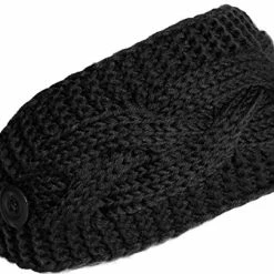 Hot Sale 🛒 KMystic Plain Adjustable Winter Cable Knit Headband 2-red 🤩