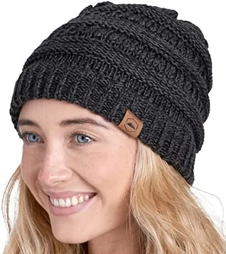 Cheapest 😍 Tough Headwear 👩 Womens Beanie Winter Hat - Warm Chunky Cable Knit Hats - Soft Stretch Thick Cute Knitted Cap For Cold Weather Beige 😀 14 Cheapest 😍 Tough Headwear 👩 Womens Beanie Winter Hat - Warm Chunky Cable Knit Hats - Soft Stretch Thick Cute Knitted Cap For Cold Weather Beige 😀 - Image 12