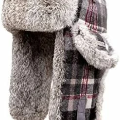 Buy ❤️ 100% Real Rabbit Fur Winter Trapper Hat For Men 👩 Women Russian Fur Ushanka Aviator Bomber Hat Mens Trapper Hat With Ear Flaps Camo Brown 🤩 -Men Skullies & Beanies Sales 51p61Di42zL. AC