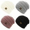 Best Pirce 💯 Durio Winter Hats For 👩 Women Cable Knit Beanie Soft 👩 Womens Beanies Thick Winter Hat C White&beige&yellow&pink ✔️ -Men Skullies & Beanies Sales 51pFyfsfQZL