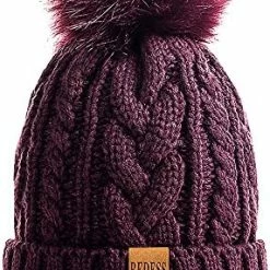 Coupon π₯° REDESS π© Women Winter Pompom Beanie Hat With Warm Fleece Lined, Thick Slouchy Snow Knit Skull Ski Cap β 25 Coupon π₯° REDESS π© Women Winter Pompom Beanie Hat With Warm Fleece Lined, Thick Slouchy Snow Knit Skull Ski Cap β -Men Skullies & Beanies Sales 51pbbgGk4DL. AC
