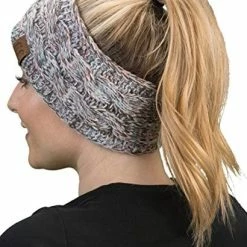 Wholesale 🎉 Funky Junque Cable Knit Fuzzy Lined Head Wrap Headband Ear Warmer A Confetti Oatmeal Design ⭐ -Men Skullies & Beanies Sales 51pefT7YUWL. AC