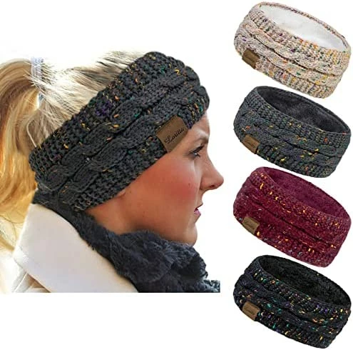 Brand new ๐ Loritta 4 Pack ๐ฉ Womens Winter Headbands Fuzzy Fleece Lined Ear Warmer Cable Knit Thick Warm Crochet Headband Gifts A Solid Color(black+dark Gray+wine Red+beige) โ๏ธ 12 Brand new ๐ Loritta 4 Pack ๐ฉ Womens Winter Headbands Fuzzy Fleece Lined Ear Warmer Cable Knit Thick Warm Crochet Headband Gifts A Solid Color(black+dark Gray+wine Red+beige) โ๏ธ - Image 10