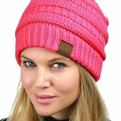 New 🎁 C.C Unisex Chunky Soft Stretch Cable Knit Warm Fuzzy Lined Skully Beanie Violet 😀 -Men Skullies & Beanies Sales 51qMREeBRtL. AC