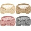 Brand new 🎁 Whaline 4 Pack Winter Knit Headbands Twist Cable Head Wraps Fuzzy Lined Headband Knotted Crochet Turban Thick Ear Warmer Light Color 🎁 -Men Skullies & Beanies Sales 51r8ZjPlYHL