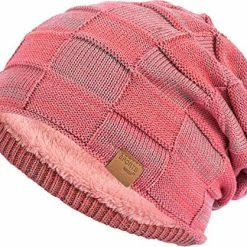 New ✔️ Vgogfly Slouchy Beanie For Men Winter Hats For Guys Cool Beanies Mens Lined Knit Warm Thick Skully Stocking Binie Hat Coffee ✔️ -Men Skullies & Beanies Sales 51rHmFZqgsL. AC