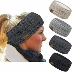 New โญ Loritta 4 Pack ๐ฉ Womens Headbands Winter Ear Muffs Warm Head Wrap Thick Ear Warmers Knit Head Bands For Cold Weather Z Stipple Design(black+beige+pink+gray) ๐ 20 New โญ Loritta 4 Pack ๐ฉ Womens Headbands Winter Ear Muffs Warm Head Wrap Thick Ear Warmers Knit Head Bands For Cold Weather Z Stipple Design(black+beige+pink+gray) ๐ -Men Skullies & Beanies Sales 51reamLzsSL. AC