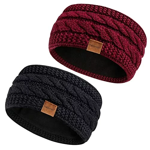 Coupon 💯 Hatromm Winter Headbands For 👩 Women Wool 2 Pack, Ear Warmers For 👩 Women Headband Knit Thick Fleece Lined, Cold Weather Warm Ear Muffs(Black+Beige) ⌛ 12 Coupon 💯 Hatromm Winter Headbands For 👩 Women Wool 2 Pack, Ear Warmers For 👩 Women Headband Knit Thick Fleece Lined, Cold Weather Warm Ear Muffs(Black+Beige) ⌛ - Image 10