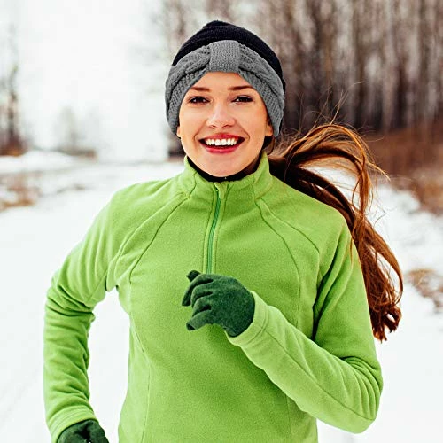 Brand new ๐ Whaline 4 Pack Winter Knit Headbands Twist Cable Head Wraps Fuzzy Lined Headband Knotted Crochet Turban Thick Ear Warmer Light Color ๐ 8 Brand new ๐ Whaline 4 Pack Winter Knit Headbands Twist Cable Head Wraps Fuzzy Lined Headband Knotted Crochet Turban Thick Ear Warmer Light Color ๐ - Image 6