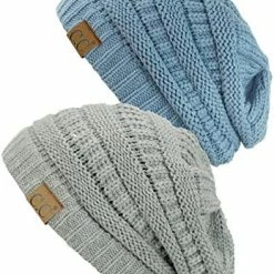 Outlet โ๏ธ C.C Trendy Warm Chunky Soft Stretch Cable Knit Beanie Skully, 2 Pack Sea Green/melange Gray ๐ 28 Outlet โ๏ธ C.C Trendy Warm Chunky Soft Stretch Cable Knit Beanie Skully, 2 Pack Sea Green/melange Gray ๐ -Men Skullies & Beanies Sales 51sqOuyMJgL. AC