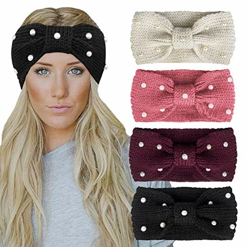 Outlet π Chalier 4 Pcs Warm Winter Headbands For π© Women Cable Crochet Turban Ear Warmer Headband Gifts A-black β¨ 13 Outlet π Chalier 4 Pcs Warm Winter Headbands For π© Women Cable Crochet Turban Ear Warmer Headband Gifts A-black β¨ - Image 11