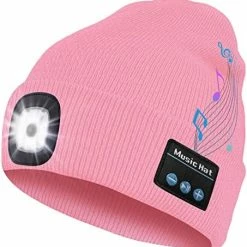 Discount ✔️ Bosttor Bluetooth Beanie Hat With Light, Headlamp Cap With Headphones And Built-in Speaker Mic, Gifts For Men 👩 Women Teen Black ❤️ -Men Skullies & Beanies Sales 51tNvC63wsL. AC