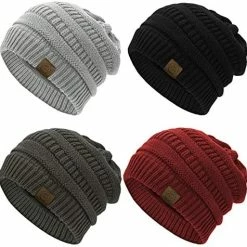 Best Pirce 💯 Durio Winter Hats For 👩 Women Cable Knit Beanie Soft 👩 Womens Beanies Thick Winter Hat C White&beige&yellow&pink ✔️ -Men Skullies & Beanies Sales 51uPi8HFGL. AC