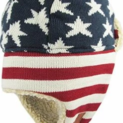 Best reviews of 🔥 Stars And Stripes America Flag Aviator Trapper Hat Trooper Ear Flaps Ushanka Eskimo Bomber Russian Warm Winter Cold 1. Original Flag 👍 -Men Skullies & Beanies Sales 51ucoOCpuuL