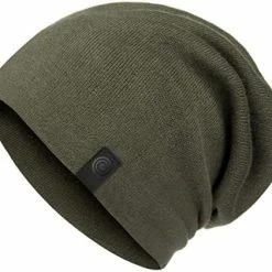 Wholesale ✔️ Warm Slouchy Beanie Hat - Deliciously Soft Daily Beanie In Fine Knit - 100% Cotton Charcoal Grey 🤩